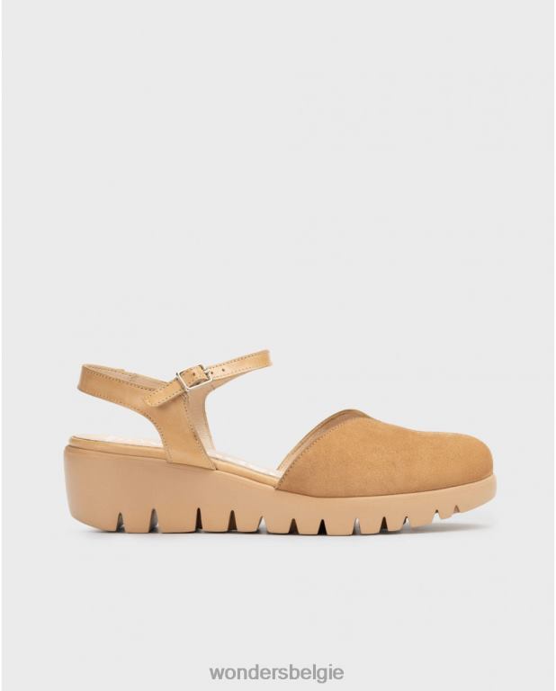 zand schoenen 6X06D318 zandbruine caravaca sandaal vrouwen Wonders