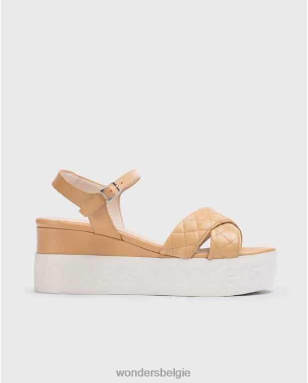 zand schoenen 6X06D405 zandpop sandaal vrouwen Wonders