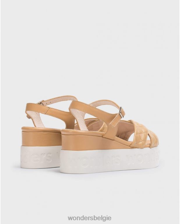 zand schoenen 6X06D405 zandpop sandaal vrouwen Wonders