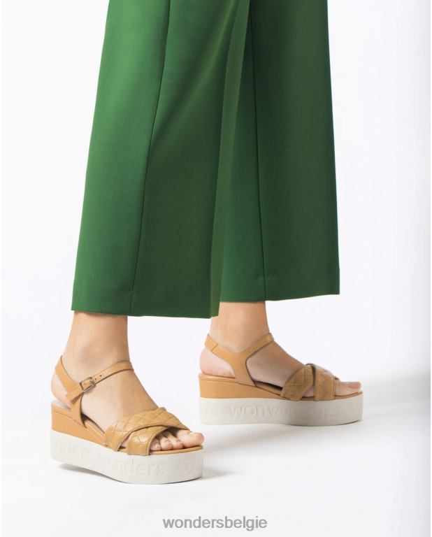 zand schoenen 6X06D405 zandpop sandaal vrouwen Wonders