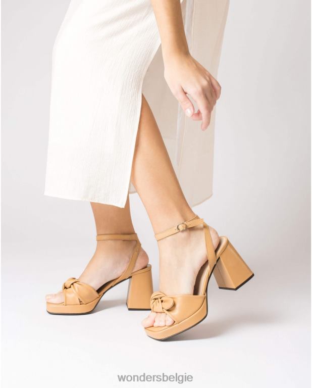 zand schoenen 6X06D73 zand zwarte lexi sandaal vrouwen Wonders