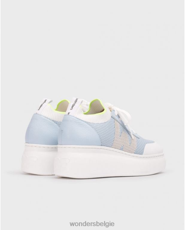 blauw schoenen 6X06D94 blauwe a-2635 vrouwen Wonders