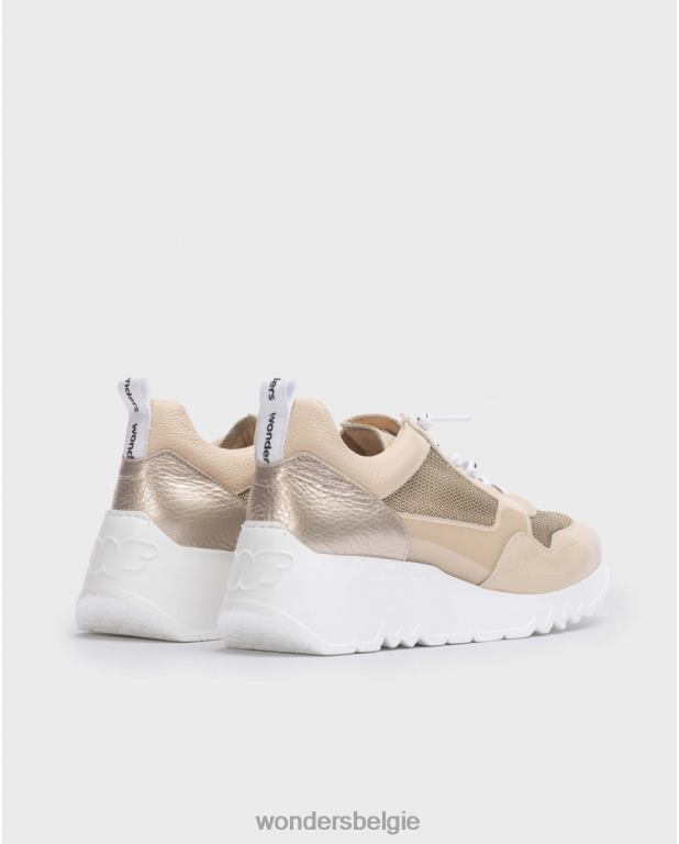 natuurlijk/zijn schoenen 6X06D131 naturel/be beige suki sneaker vrouwen Wonders