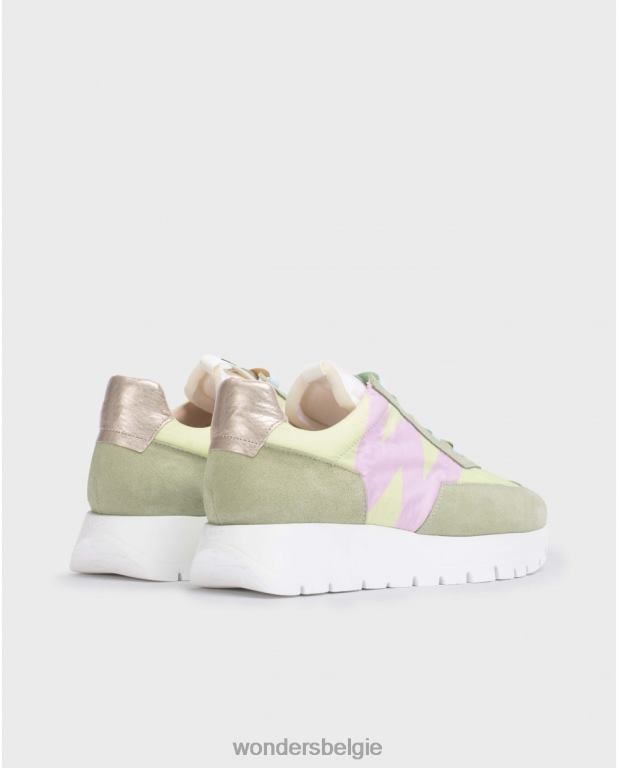 olie/lima schoenen 6X06D97 olie/lima groene odisei sneaker vrouwen Wonders