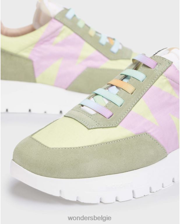 olie/lima schoenen 6X06D97 olie/lima groene odisei sneaker vrouwen Wonders