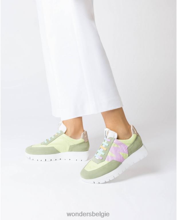 olie/lima schoenen 6X06D97 olie/lima groene odisei sneaker vrouwen Wonders