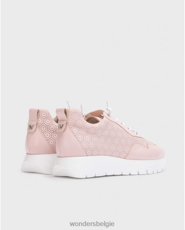 roos schoenen 6X06D156 rosa roze ster sneaker vrouwen Wonders