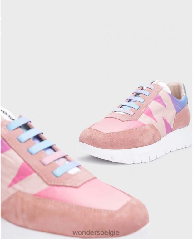 rosa/rosad schoenen 6X06D98 roze/rosad roze odisei sneaker vrouwen Wonders