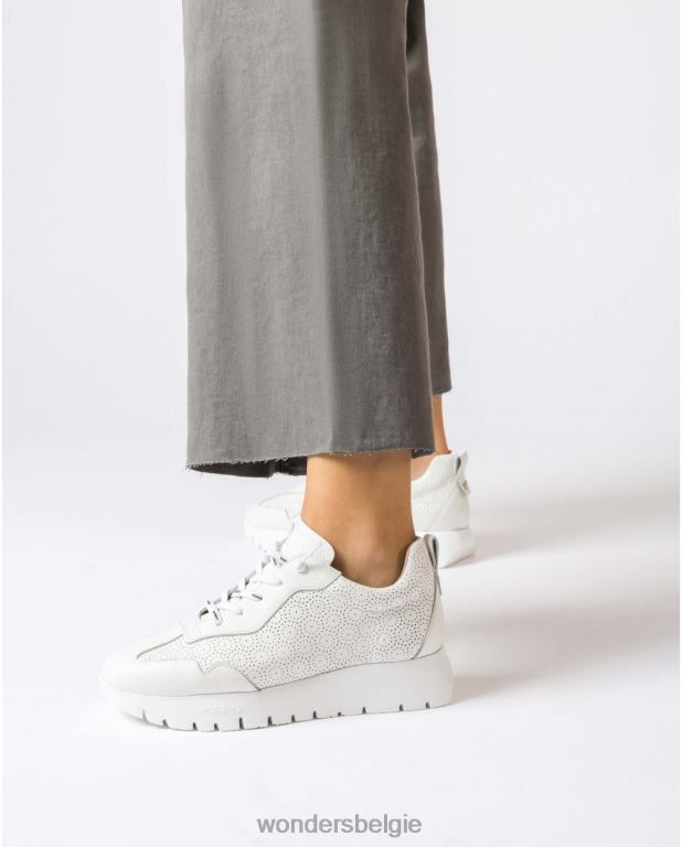 uit schoenen 6X06D155 gebroken witte ster sneaker vrouwen Wonders