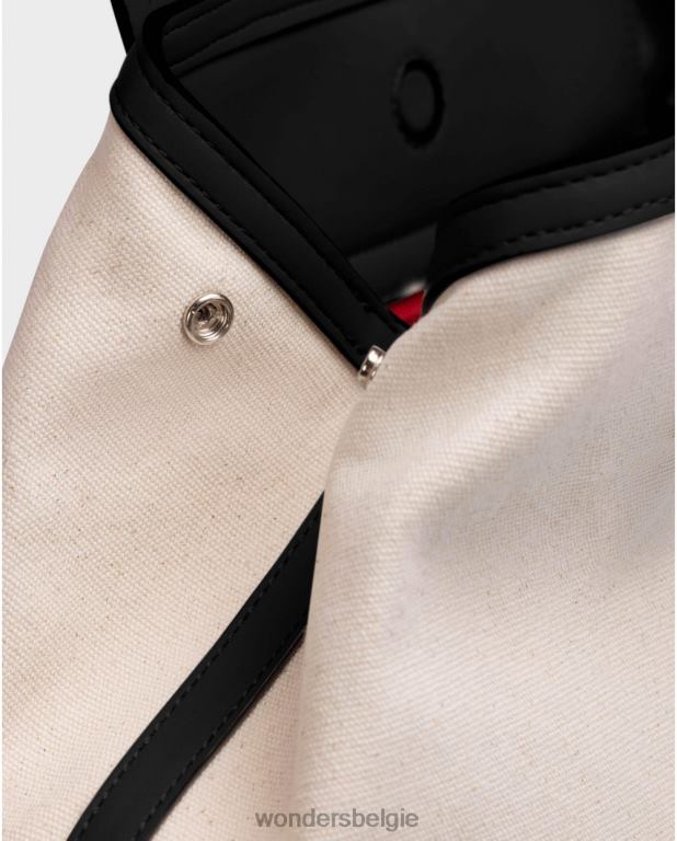 crudo/negr accessoire 6X06D369 crudo/negr tas city beig vrouwen Wonders