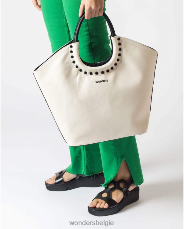 crudo/negr accessoire 6X06D371 crudo/negr zak vrouwen Wonders