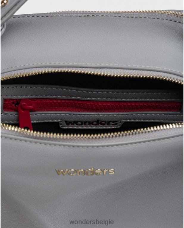 grijs accessoire 6X06D377 gris grijze iris tas vrouwen Wonders