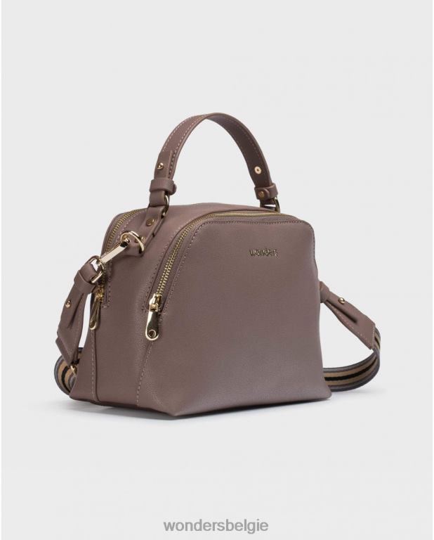 kastanjebruin accessoire 6X06D378 kastanjebruine iriszak vrouwen Wonders