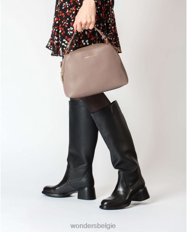 kastanjebruin accessoire 6X06D378 kastanjebruine iriszak vrouwen Wonders