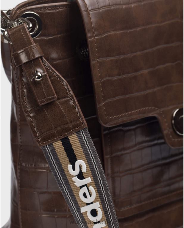 kastanjebruin accessoire 6X06D386 kastanjebruine kokostas vrouwen Wonders