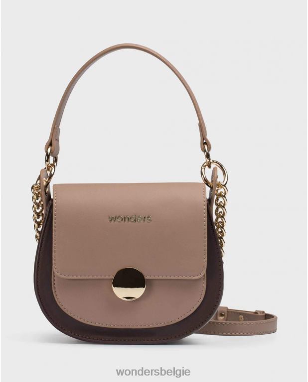 kastanjebruin accessoire 6X06D449 kastanjebruine harper tas vrouwen Wonders