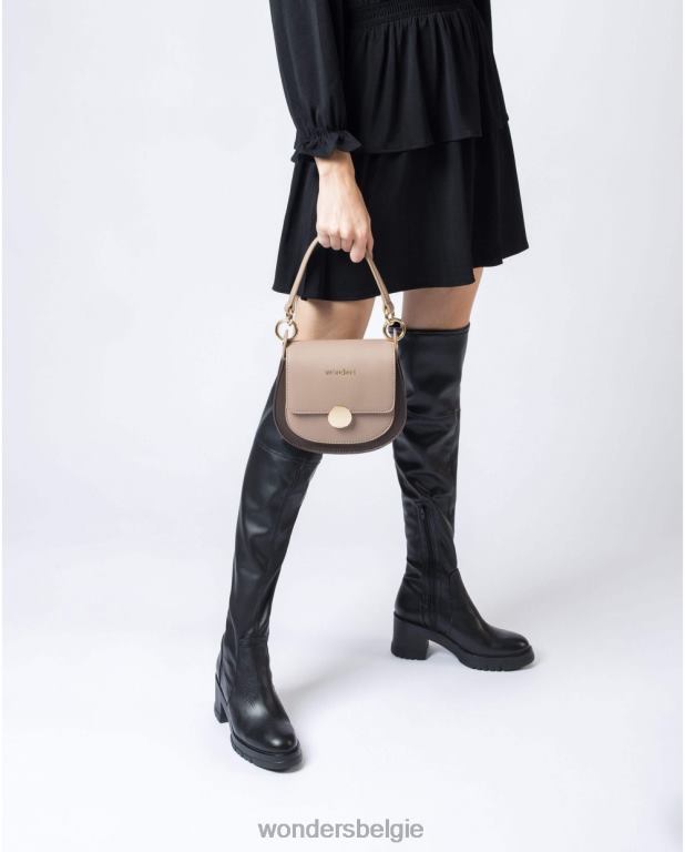 kastanjebruin accessoire 6X06D449 kastanjebruine harper tas vrouwen Wonders