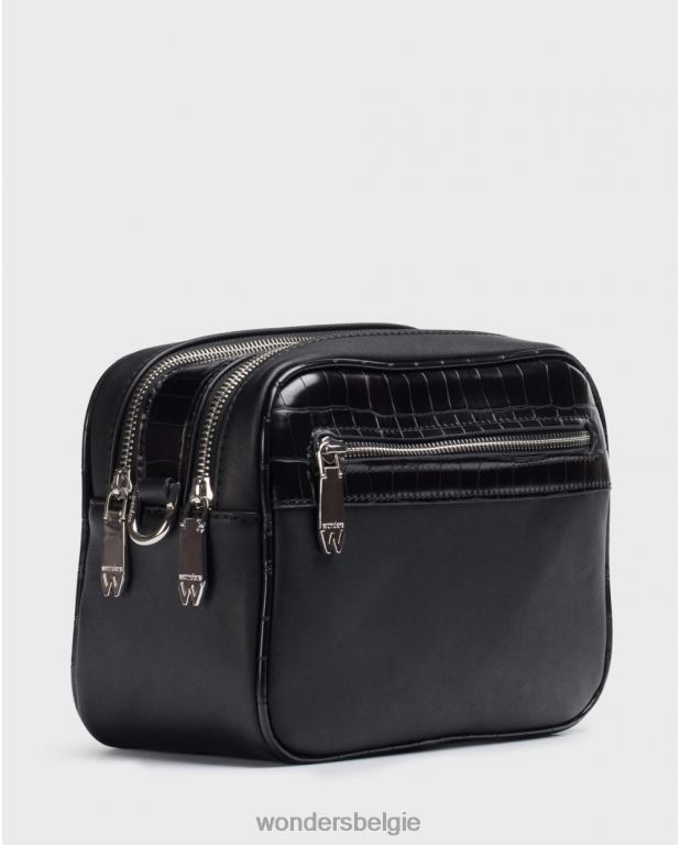 neger accessoire 6X06D367 neger zwarte lexi tas vrouwen Wonders