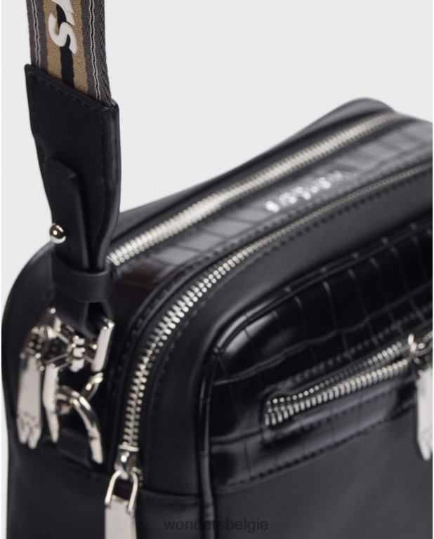 neger accessoire 6X06D367 neger zwarte lexi tas vrouwen Wonders