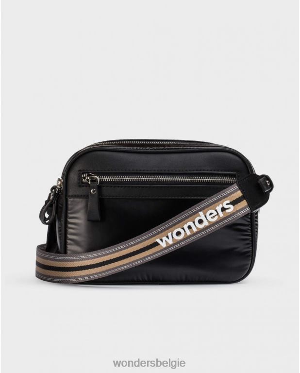 neger accessoire 6X06D380 neger zwarte lexi tas vrouwen Wonders