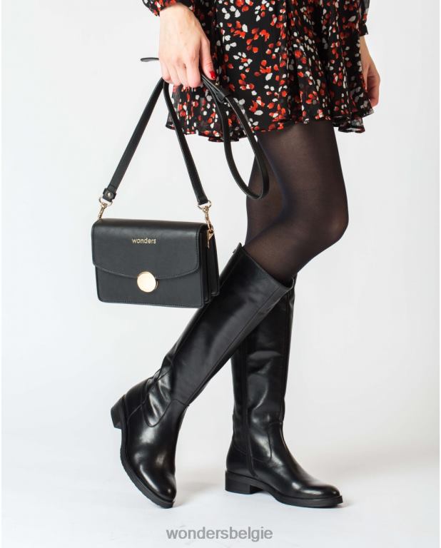 neger accessoire 6X06D383 neger zwarte dana tas vrouwen Wonders