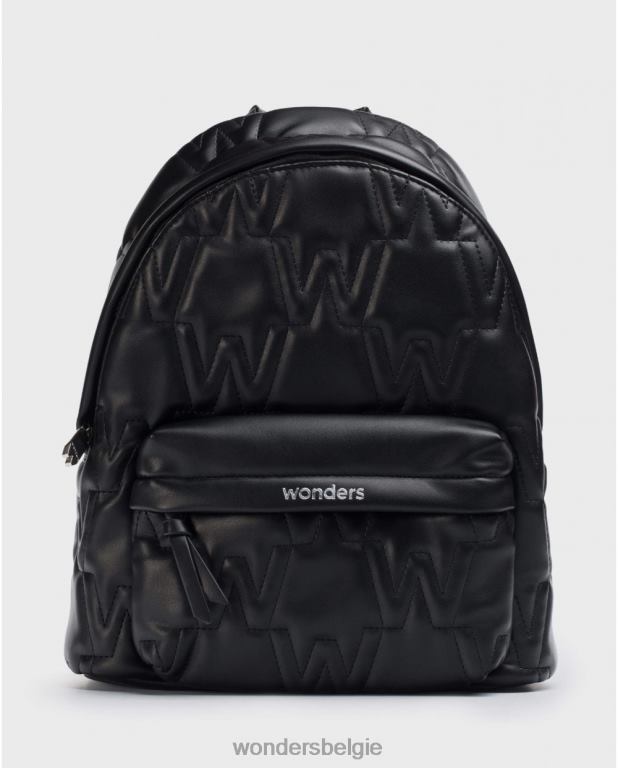 neger accessoire 6X06D396 zwarte zwarte schoolrugzak vrouwen Wonders