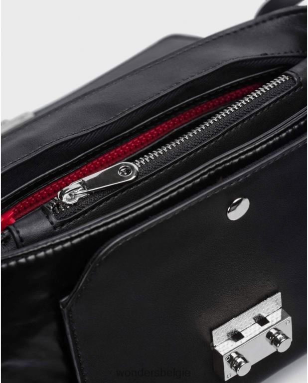 neger accessoire 6X06D447 neger zwarte zenda tas vrouwen Wonders