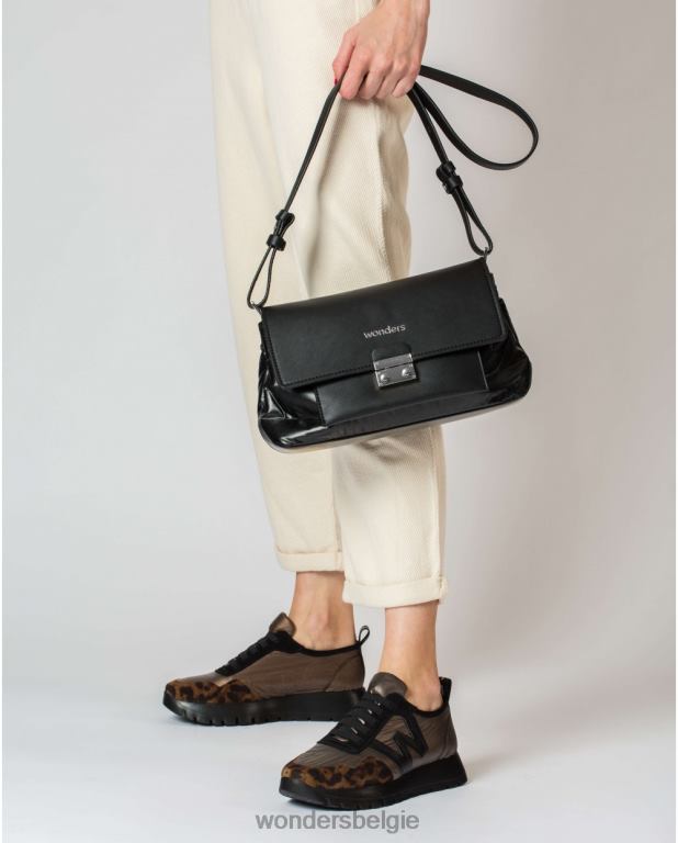 neger accessoire 6X06D447 neger zwarte zenda tas vrouwen Wonders