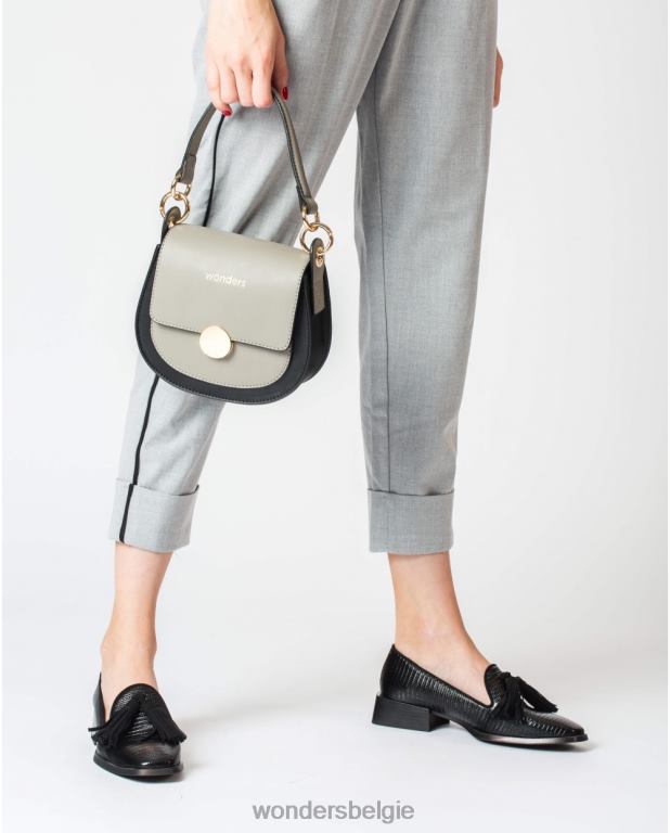 neger accessoire 6X06D450 neger zwarte harper tas vrouwen Wonders