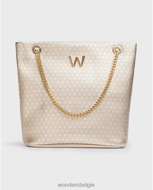 platina accessoire 6X06D9 platino lelie gouden shopper vrouwen Wonders