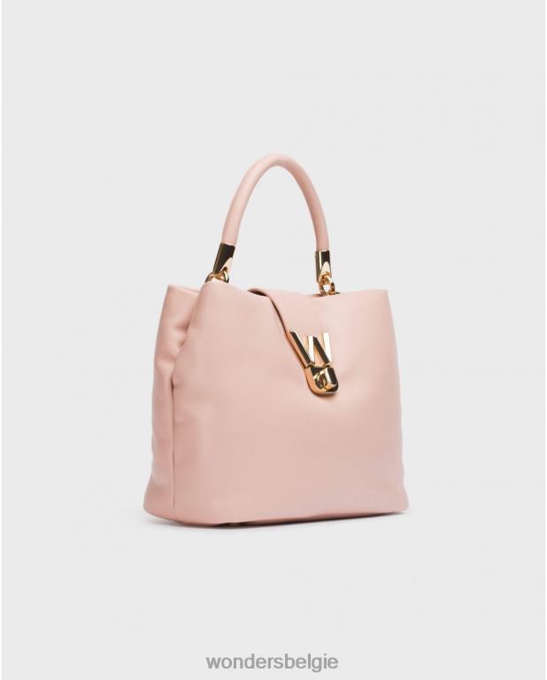 roos accessoire 6X06D188 roze loto schoudertas vrouwen Wonders