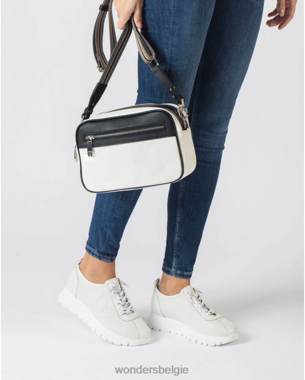 uit / neger accessoire 6X06D365 off/negro witte lexi tas vrouwen Wonders