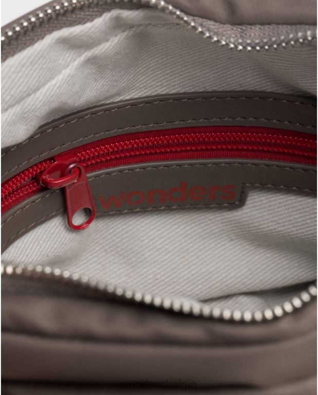 visie accessoire 6X06D395 vison zwarte lexi tas vrouwen Wonders