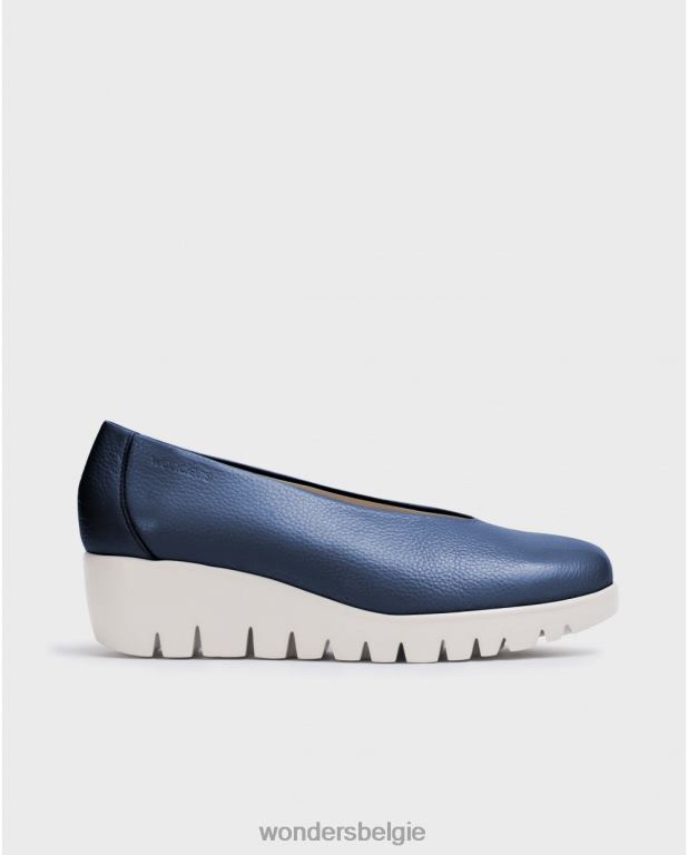 Oostzee schoenen 6X06D183 baltische marineblauwe vliegenschoen vrouwen Wonders