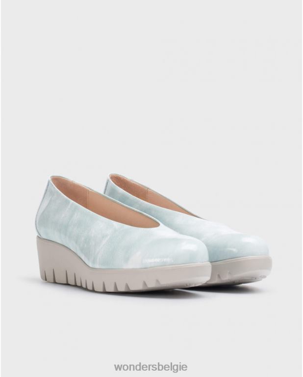 aloë schoenen 6X06D278 aloë blauwe vlieg mocassin vrouwen Wonders