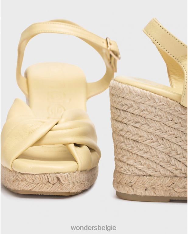 citroen schoenen 6X06D42 citroengele anuk sandaal vrouwen Wonders