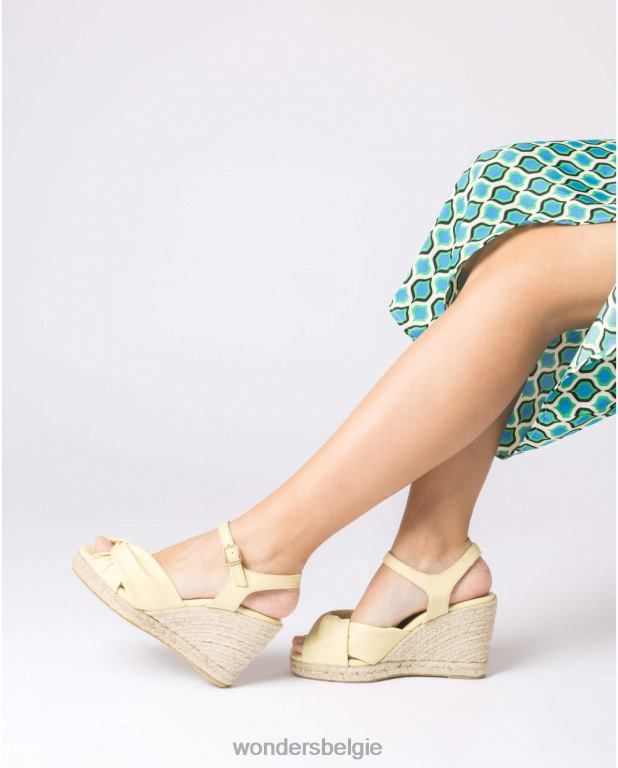 citroen schoenen 6X06D42 citroengele anuk sandaal vrouwen Wonders