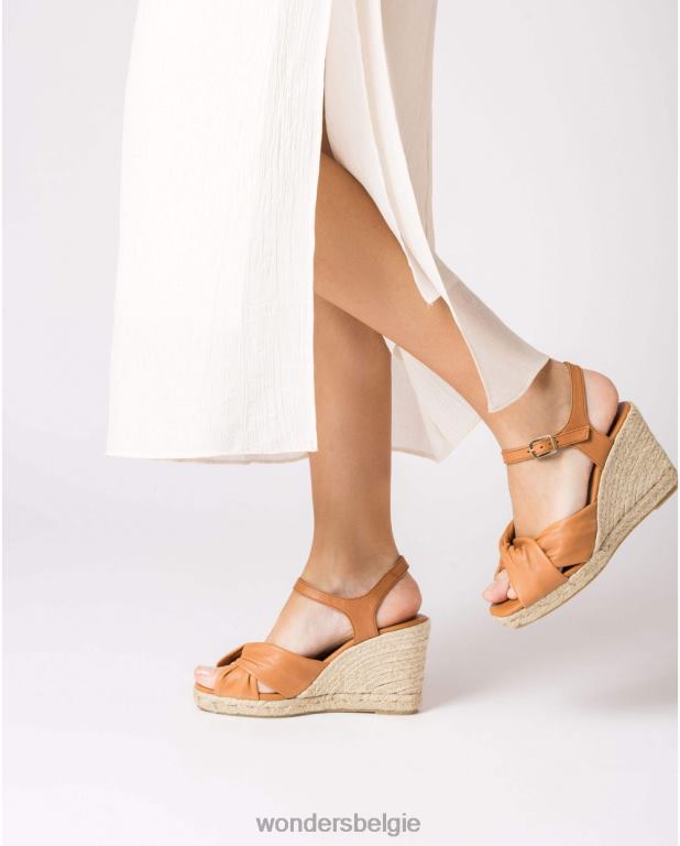 kameel schoenen 6X06D45 camel bruine anuk sandaal vrouwen Wonders