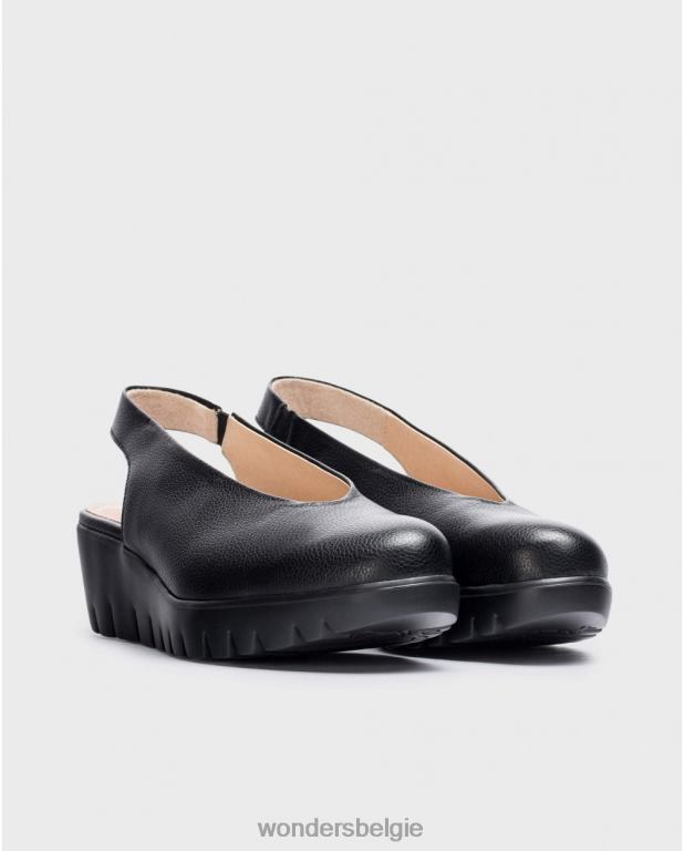 neger schoenen 6X06D272 neger backless leren schoen vrouwen Wonders