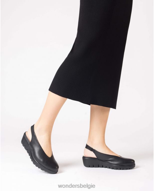 neger schoenen 6X06D272 neger backless leren schoen vrouwen Wonders