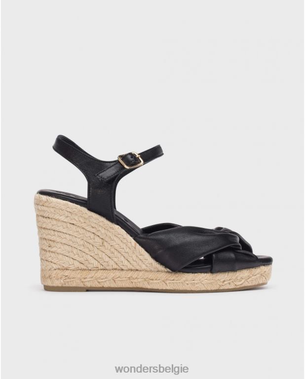 neger schoenen 6X06D44 neger zwarte anuk sandaal vrouwen Wonders