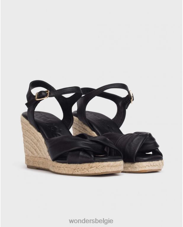 neger schoenen 6X06D44 neger zwarte anuk sandaal vrouwen Wonders