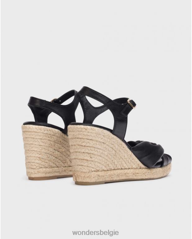 neger schoenen 6X06D44 neger zwarte anuk sandaal vrouwen Wonders