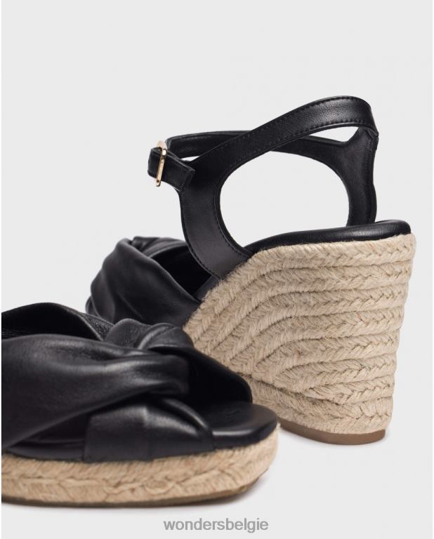 neger schoenen 6X06D44 neger zwarte anuk sandaal vrouwen Wonders