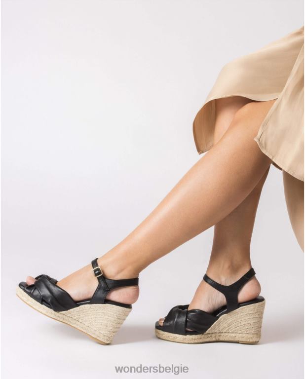 neger schoenen 6X06D44 neger zwarte anuk sandaal vrouwen Wonders