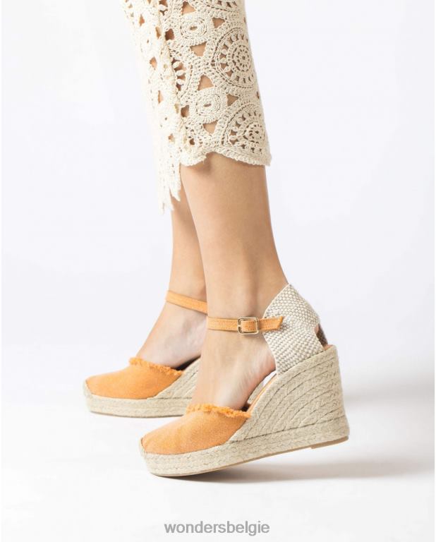 oranje schoenen 6X06D133 oranje gael sandaal vrouwen Wonders